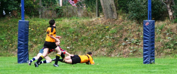 Craig McCann scoring the best try