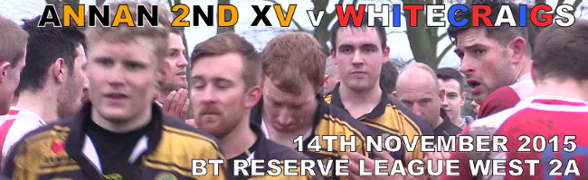 Annan 2nd XV v Whitecraigs: Match Highlights