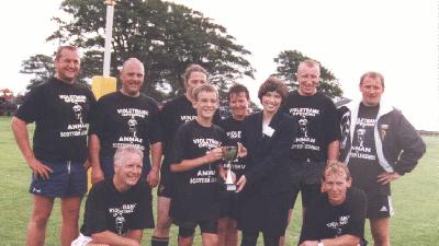 The winners of the Touch Rugby