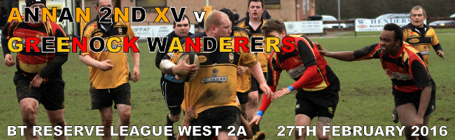 Annan 2nd XV  v Greenock Wanderers: Match Highlights