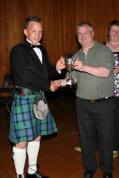 Annan RFC's Most Improved Player Mark Clark
