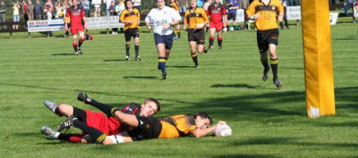 Kevin Jones scoring