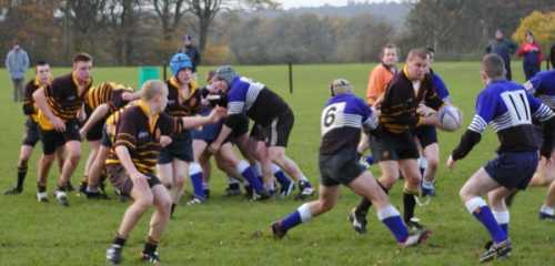The forwards decide that they need to have a run..........