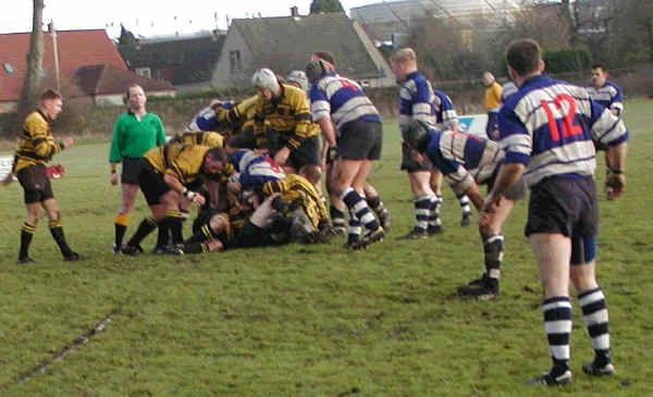 About as action packed as it got for Annan