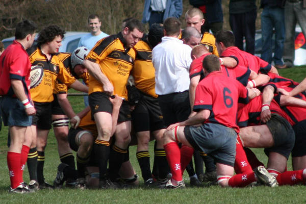 The forwards get ready