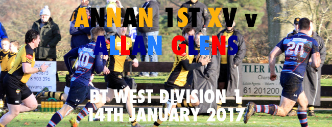 Annan 1st XV v Allan Glens: Match Highlights