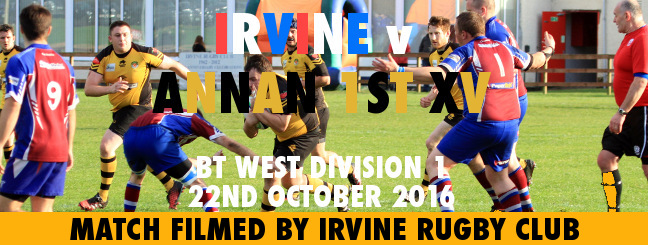 Irvine v Annan 1st XV: Match Highlights